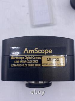 Amscope Mu503b 5mp High-speed Usb 3.0 Digital Camera Microscope