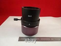 B&s A Port Camera Adapter Microscope Optics As Is Bin#w4-g-15