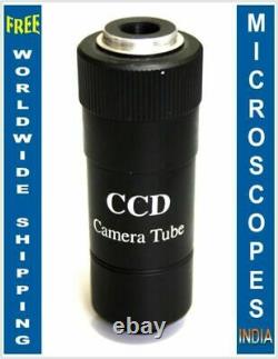 C-Mount CCD & CMOS Video Camera Microscope Adapter with Par Focal Adjustment