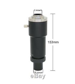 C Mount Microscope Lens Adapter CCD Interface Camera Adaptor for Leica MS5 MZ6