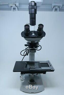 Carl Zeiss 47-09-20 Trinocular Inspection Microscope + HR055-CMT Camera Adapter