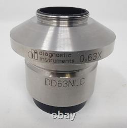 Diagnostic Intruments DD63NLC 0.63X C-Mount Camera Adapter for Microscope Nikon