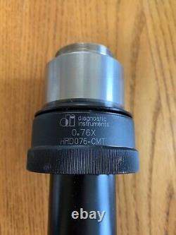 Diagnostics Instruments HRD076-CMT 0.76X C Mount Focus Camera Adapter Microscope