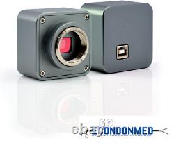 Digital Microscope Camera USB 3.0 HD 5MP C-Mount Eyepiece Adapter Leica Zeiss