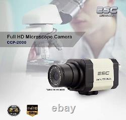 ESC Medicams Microscope Camera Full HD 2.4 MP 1080P C-Mount Adapter (CCP-2000)
