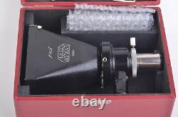 EXC++ LEITZ WETZLAR MICCA MICROSCOPE ADAPTER #1095, withPLATE, WORKS GREAT