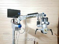 FIVE Step ENT Dental Surgical Microscope Motorized focousing camera free ship3