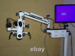 FIVE Step ENT Dental Surgical Microscope Motorized focousing camera free ship8