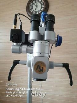 FIVE Step ENT Dental Surgical Microscope Motorized focousing camera free ship8