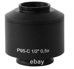 For Zeiss Trinocular Microscope 0.5X Standard Microscope Camera C-mount Adapter
