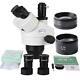 Koppace 3.5x-90x Trinocular Stereo Microscope Lens 1x Ctv Adapter Zoom Lens
