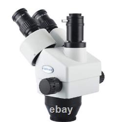 KOPPACE 3.5X-90X Trinocular Stereo Microscope Lens 1X CTV Adapter Zoom Lens