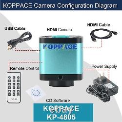 KOPPACE TF Card Photography 48MP Microscope Industrial Camera 1080P 60FPS HDMI