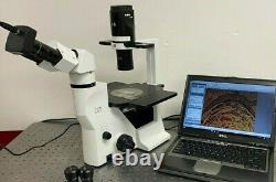 Labomed TCM 400 Inverted Phase Contrast Microscope + 5MP Camera