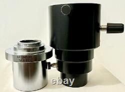 Leica 1x 15/32 C-Mount MZ Microscope Video 541006 Camera Adapter Trinocular Tube