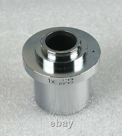 Leica 541006 1X C-Mount Microscope Video Camera Adapter For MZ Series, Ø37mm, #