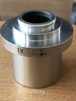 Leica 541006 1X C-Mount Microscope Video Camera Adapter For MZ Series, Ø37mm