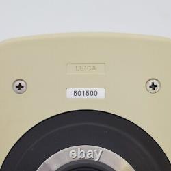 Leica Microscope Trinocular Head 501500 with Camera Adapter C-Mount 1x 541510
