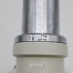 Leica Microscope Trinocular Head 501500 with Camera Adapter C-Mount 1x 541510