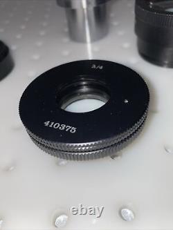 Leica Stereo Microscope Parts 0.5x 1.5x Lenses 1x Camera Adapter L/4 (O30)