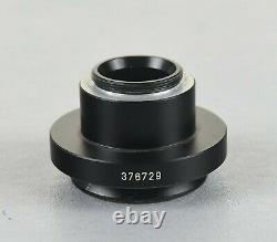Leica Wild Microscope Video Camera Adapter 376729 C-Mount Photo Adapter