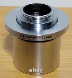 Leitz 543669 0.63X 12 = 11.6 2/3 = 17.5 Microscope C-Mount Camera Adapter