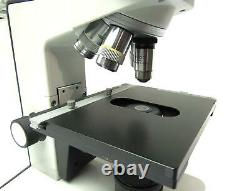 Leitz Laborlux 11 Binocular Microscope Nikon Camera Adapter 4 Objectives