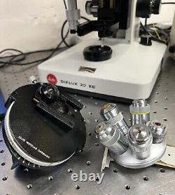 Leitz Leica Dialux 20 EB Fluorescence Phase Microscope with 5MP Camera+ laptop