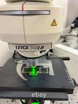 Lieca DM DMLB Fluorescence Microscope Laptop +CAM