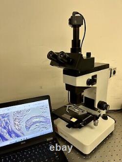 Lietz Leica Labovert Inverted Microscope Phase Contrast + Camera