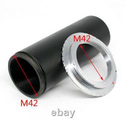 M42 to C Mount Adapter Lens Full Image for Microscope Connect Canon SLR Camera