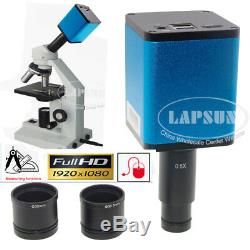 Measurement 1080P HDMI Industry C-Mount Microscope Camera Sony Sensor IMX290 185