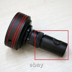 Microscope Adjustable C-Mount Adapter Lens with Cross Reticle Scale Micrometer