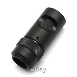 Microscope Adjustable C-Mount Adapter Lens with Reticle Scale f/ CCD USB Camera
