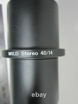 Microscope Camera Port Adaptor Wild Heerbrugg Leica Stereo 40/14 Bin#f3-02
