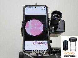 Microscope Eyepiece Camera Adapter for Smartphone/iPhone + 60X Plan Objective