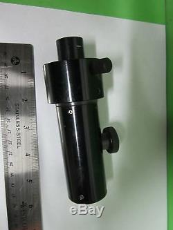 Microscope Part Camera Adapter Tubus + Lens Optics As Is Bin#65-58