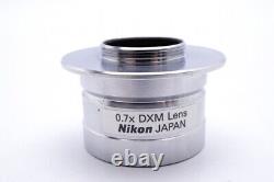 Mint NIKON 0.7X DXM C-MOUNT MICROSCOPE CAMERA ADAPTER 38MM for HEAD V-TP 26670