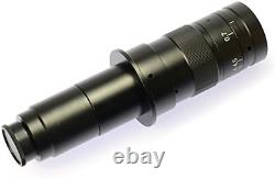 Monocular Max 180X Zoom C-Mount Glass Lens Adapter F/Industry Microscope Camera