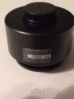 NEW Olympus U-TV0.5XC-3 Camera adapter, Olympus U-TLU lens for BX/IX microscope