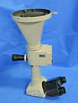 NIkon Trinocular Optiphot Microscope Head AFX-II Camera Shutter Adapter Eyepiece
