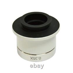 New 0.35x Adjustable C-mount Camera Adapters Relay Lens for Nikon Microscope