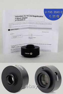 New 0.35x Parfocal C-mount Camera Adapters for OLYMPUS Microscope U-TV0.35XC-2
