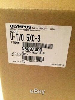 New Olympus C-mount Camera Adapter U-tv0.5xc-3 For Bx/ix Series Microscope