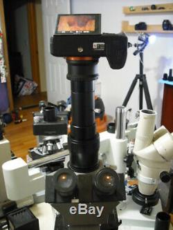 Nikon FULL FRAME Camera Adapter 2 Olympus Microscope Vari-focal BH AX BX CX MX