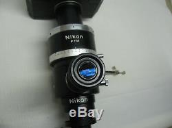 Nikon M35-S Microscope Camera with PFM Manual Adapter