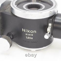 Nikon Microscope Adapter Telescope Camera Assembly Stereo Photomicography PFM