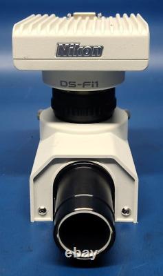 Nikon Microscope C-TEP Camera Adapter With DS-Fi1 Digital Sight Microscope Camera