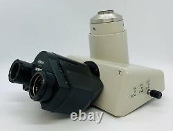 Nikon Model T Trinocular Microscope Head With C-Mount Photo Camera Adapter