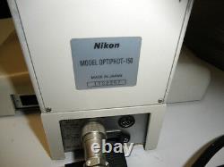 Nikon Optiphot 150 S BF/DF Ergo Head 150mm Wafer Microscope